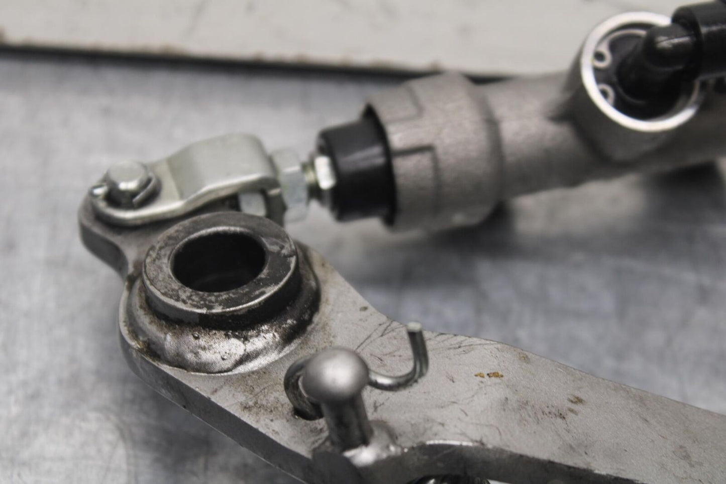 12-17 KAWASAKI ER-6N Z650 REAR BACK BRAKE MASTER CYLINDER W RESERVOIR BB607