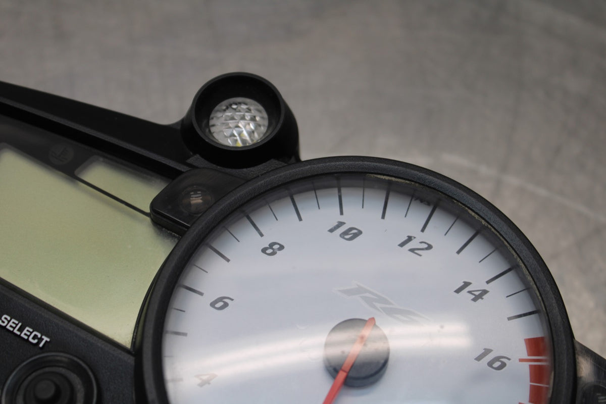 08-09 YAMAHA YZF R6S SPEEDO GAUGES DISPLAY CLUSTER SPEEDOMETER TACHOMETER BB796