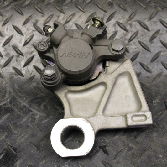 08-16 YAMAHA YZF R6 R6R 2C0 REAR BACK BRAKE CALIPER W MOUNT BRACKET BB178