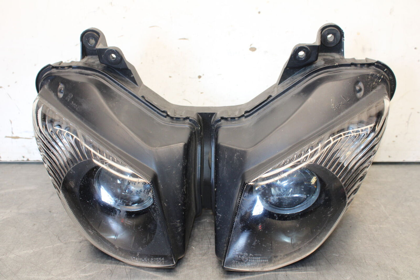 09-12 KAWASAKI NINJA ZX6R ZX600R FRONT HEADLIGHT HEAD LAMP 23007-0101 BB656
