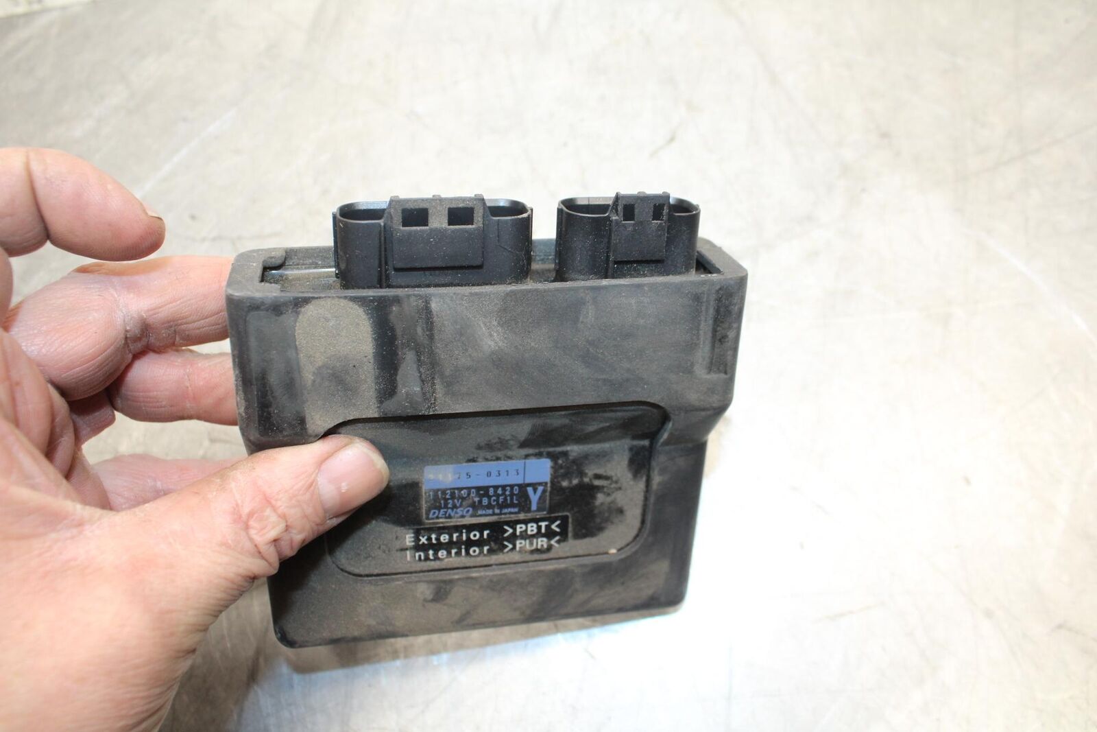 11-14 KAWASAKI VERSYS 650  ECU COMPUTER CONTROLLER UNIT BLACK BOX ECM BB498