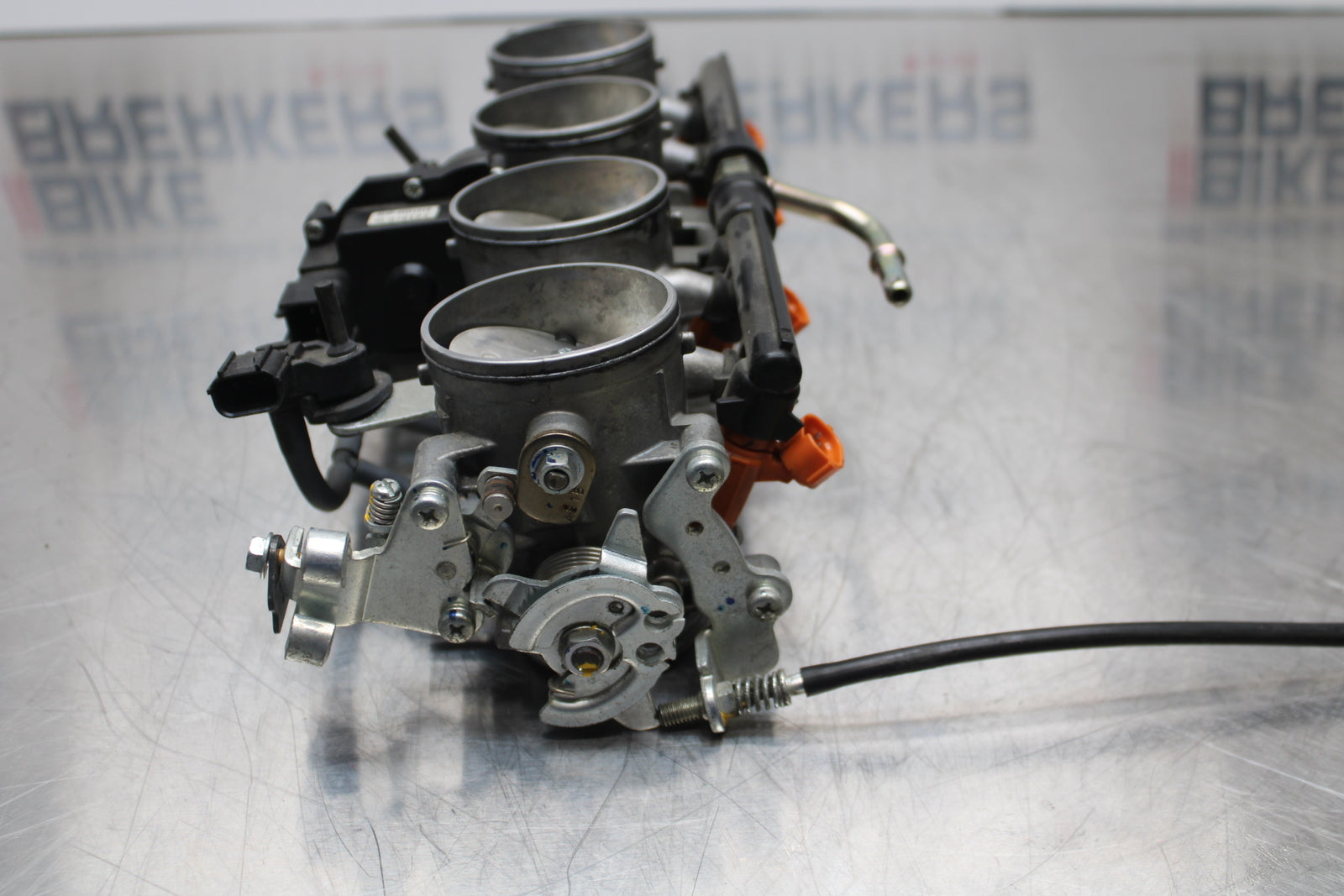 13-17 KAWASAKI NINJA ZX6R ZX636 ABS MAIN FUEL INJECTORS / THROTTLE BODIES BB143