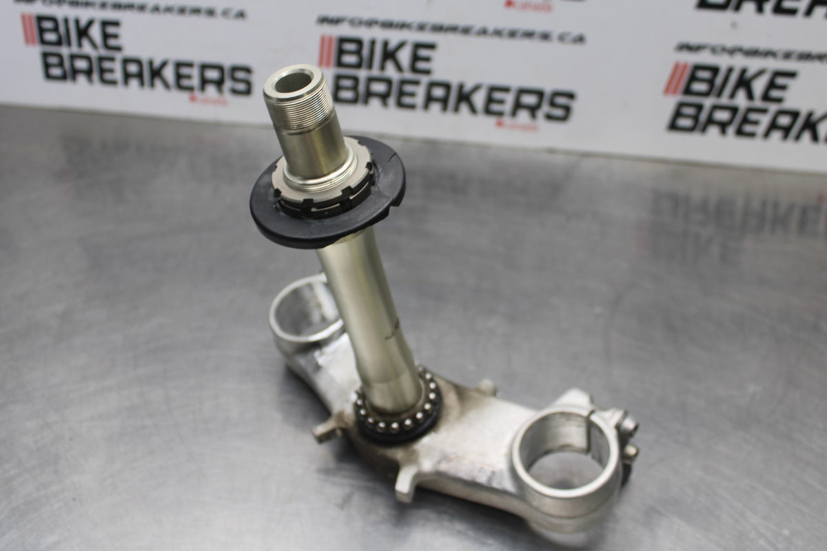 07-08 KAWASAKI NINJA ZX6R FRONT FORKS CLAMP LOWER TRIPLE TREE STEM BB855