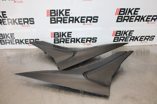 20-23 APRILIA RS660 RIGHT LEFT GAS FUEL TANK PANELS COVERS TRIM SET COWLS  BB889
