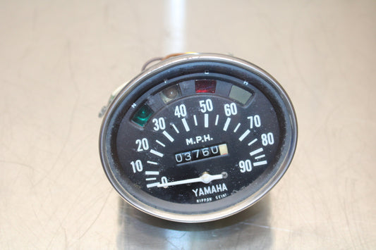 69-70 YAMAHA L5T SPEEDO TACH GAUGES DISPLAY CLUSTER SPEEDOMETER TACHOMETER BB138