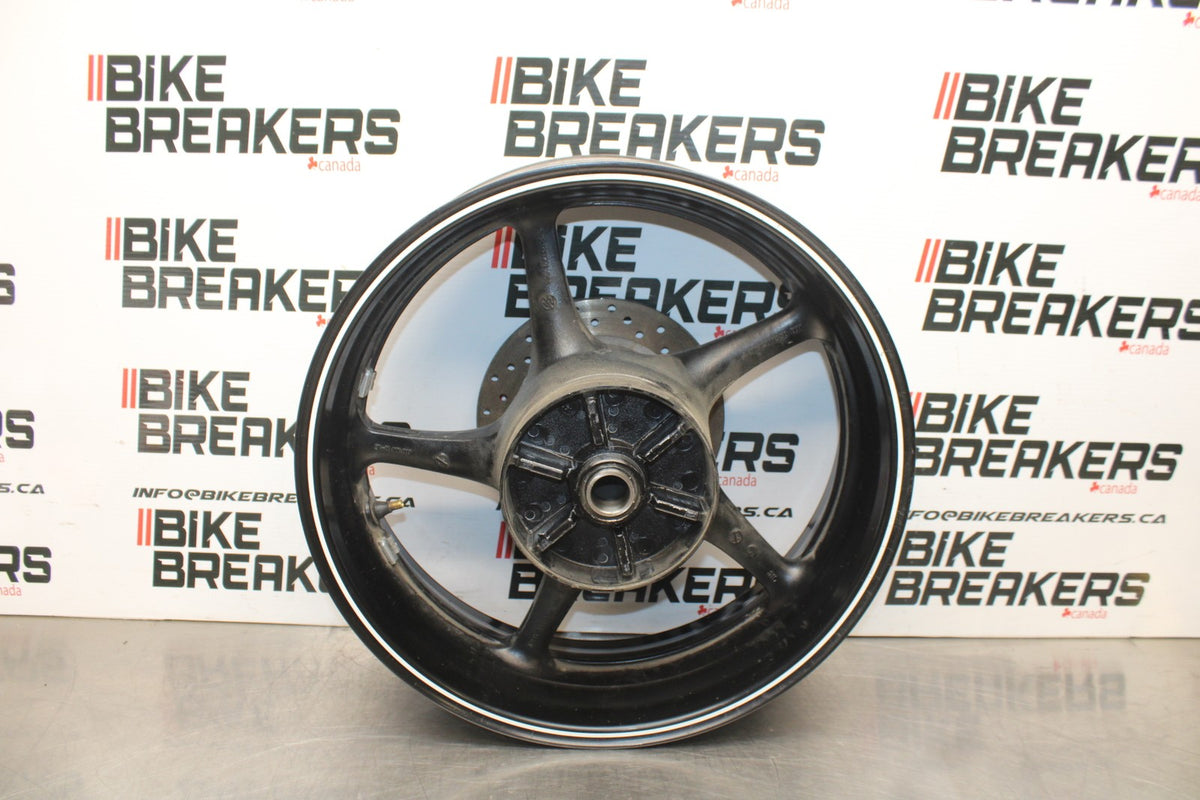 08-16 YAMAHA YZF R6 REAR WHEEL BACK RIM & ROTOR BB856