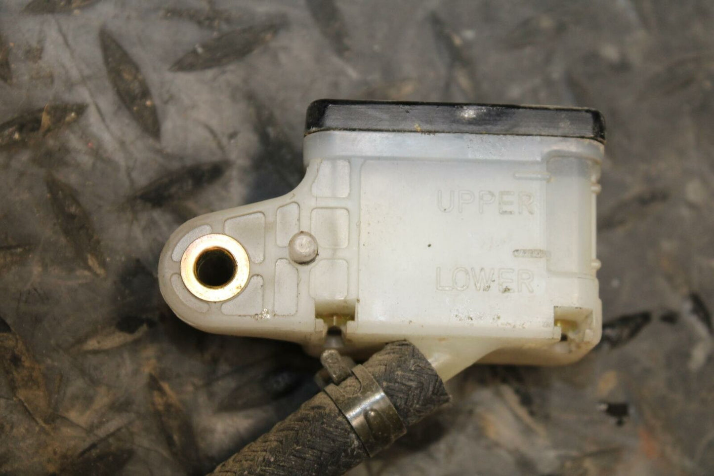 03-04 HONDA CBR600RR REAR BACK BRAKE MASTER CYLINDER W RESERVOIR BB218