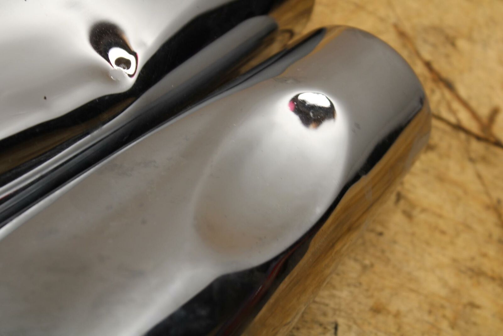 05-09 SUZUKI BOULEVARD C90 FRONT FORK UPPER COVER TOP GUARD SHIELD COWL  BB332