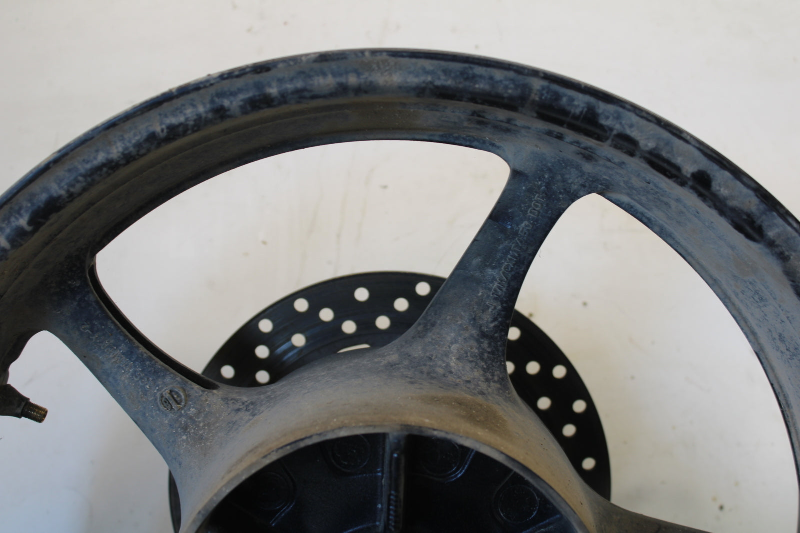 09-15 YAMAHA FZ6R REAR WHEEL BACK RIM BB686