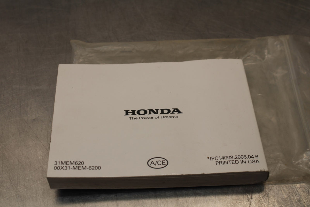 03-08 HONDA VTX1300C ORIGINAL OWNERS MANUAL BOOK BB868