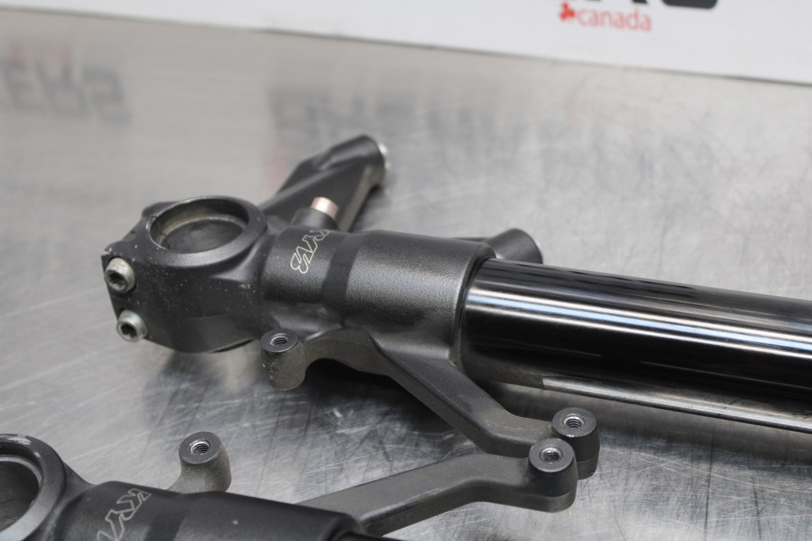 08 KAWASAKI NINJA ZX10R FRONT FORKS SHOCK SUSPENSION SET PAIR BB201