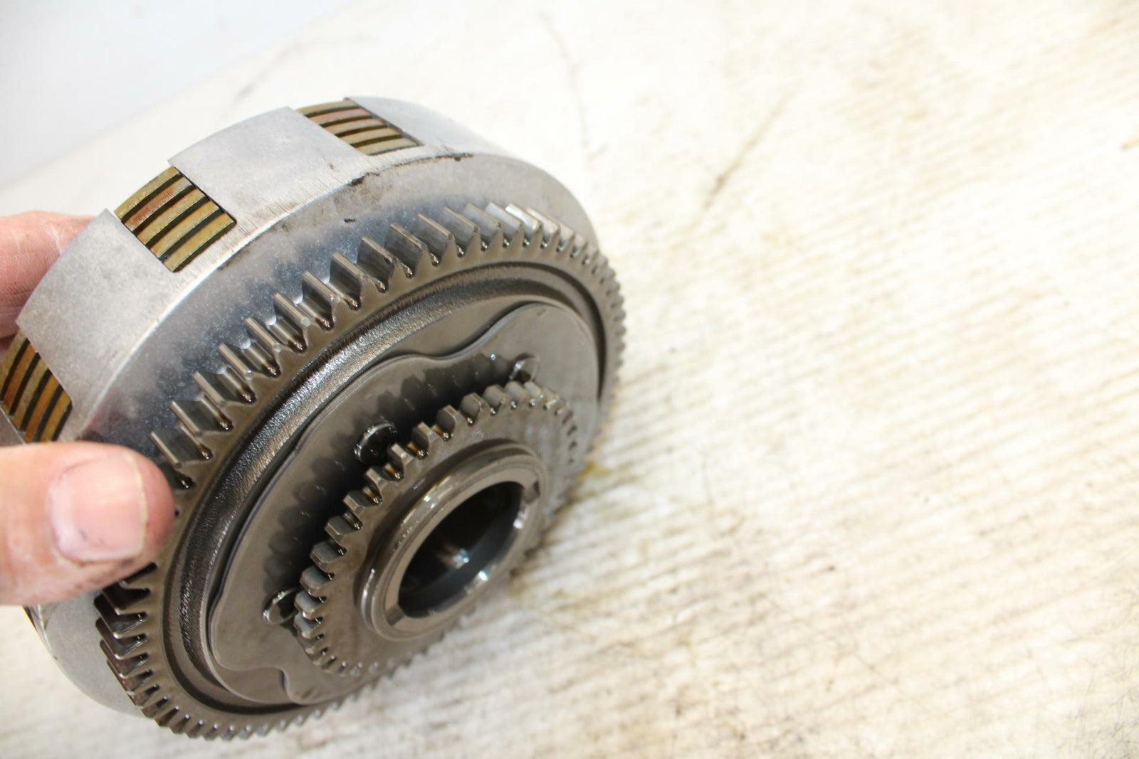 90-07 KAWASAKI ZZR 250 COMPLETE CLUTCH W PLATES BASKET HUB BB298