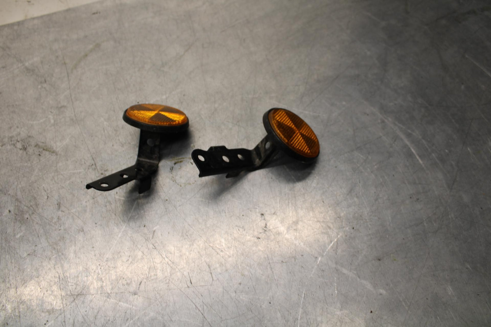 08-09 KAWASAKI NINJA ZX14R FRONT REFLECTORS REFLECTOR SET PAIR BB73