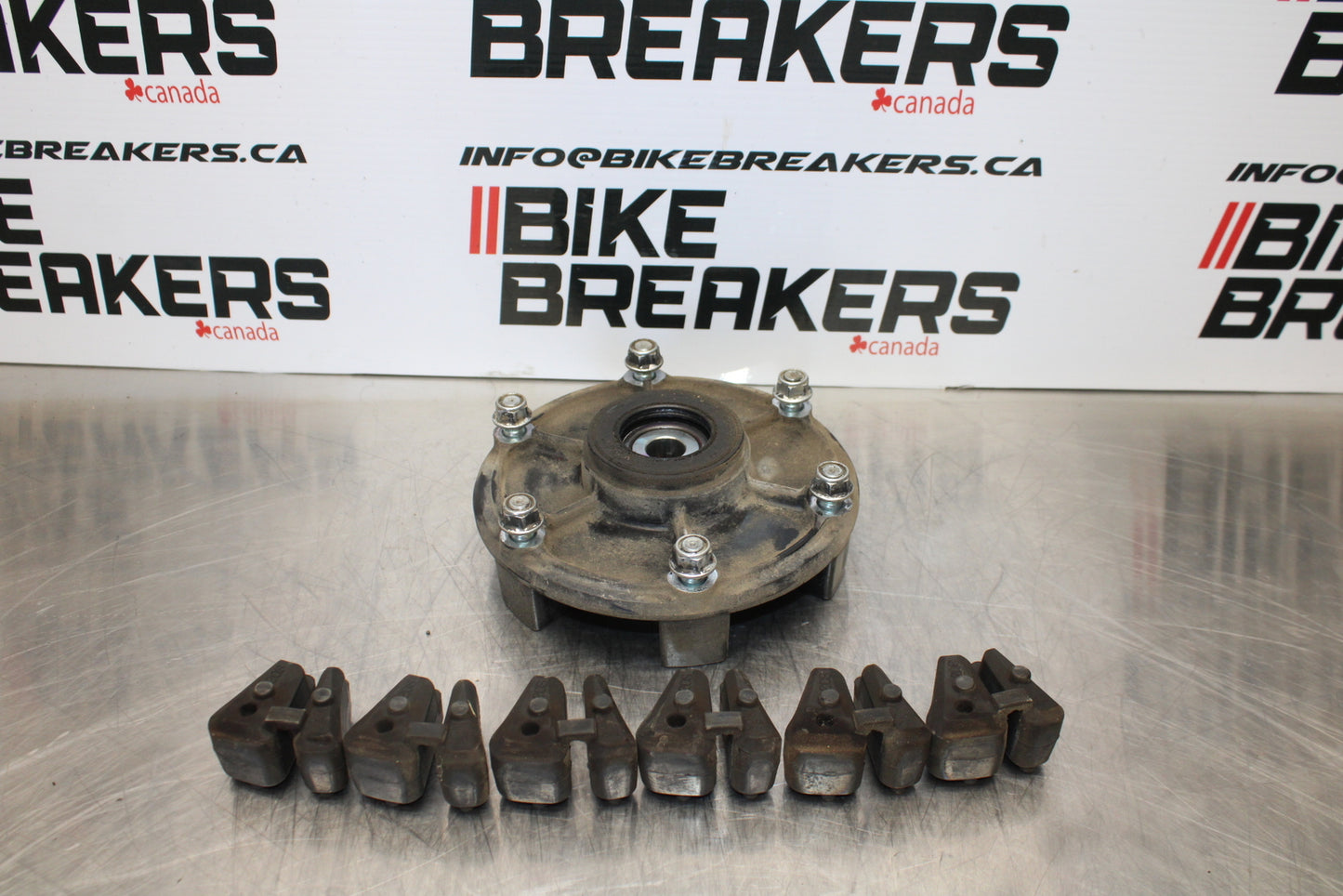 09-15 YAMAHA FZ6R REAR HUB & SHOCK DAMPERS CUSH ABSORBERS BB161