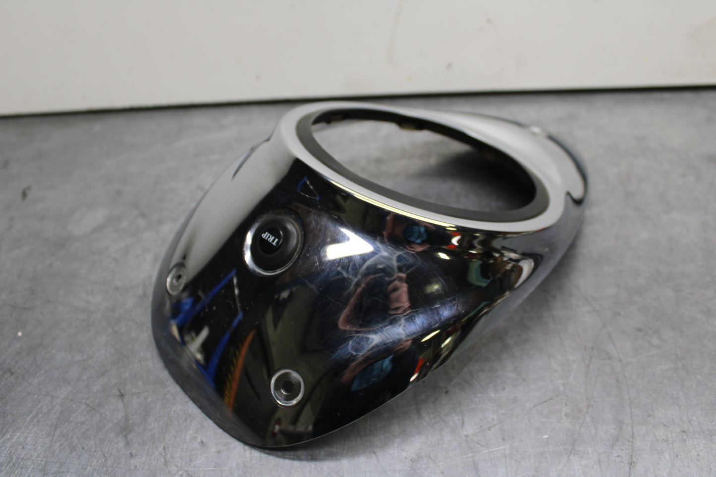 02-03 YAMAHA V STAR 1100 GAS TANK CAP COVER TRIM PANELCOWL FAIRING BB124