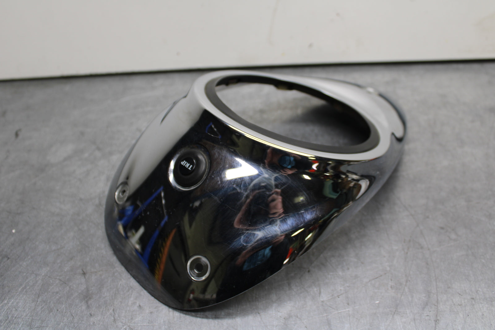02-03 YAMAHA V STAR 1100 GAS TANK CAP COVER TRIM PANELCOWL FAIRING BB124