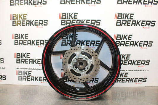 21-23 KAWASAKI NINJA ZX6R REAR WHEEL BACK RIM & ROTOR BB179