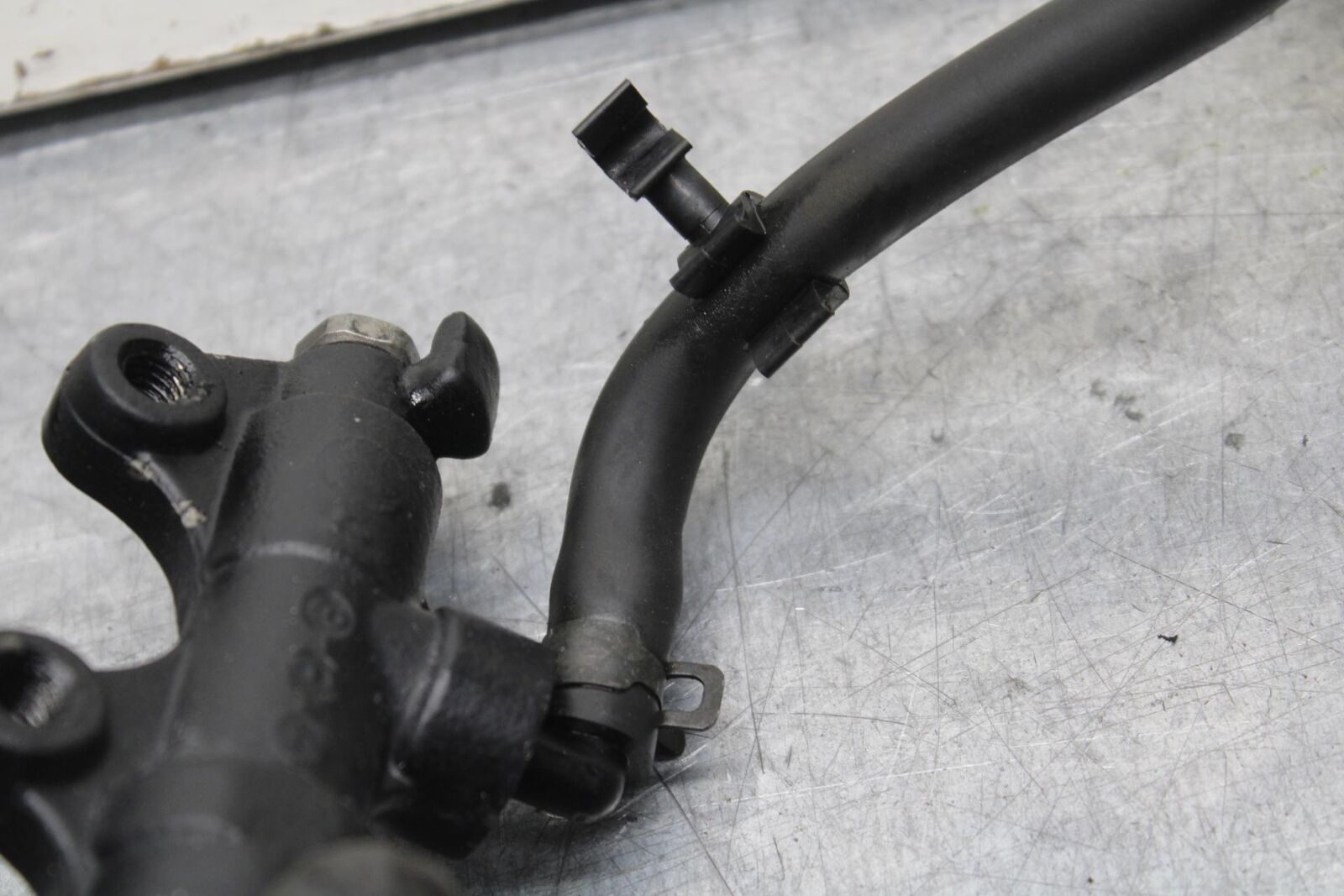 08-11 TRIUMPH SPEED TRIPLE REAR BACK BRAKE MASTER CYLINDER W RESERVOIR BB102