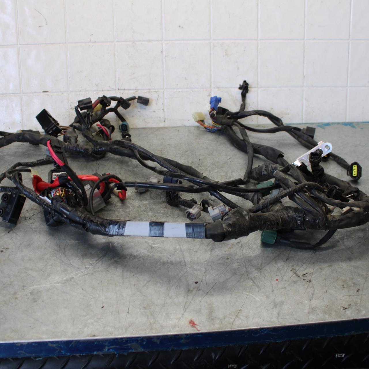 08-16 YAMAHA YZF R6 MAIN ENGINE WIRING HARNESS MOTOR WIRE LOOM BB431