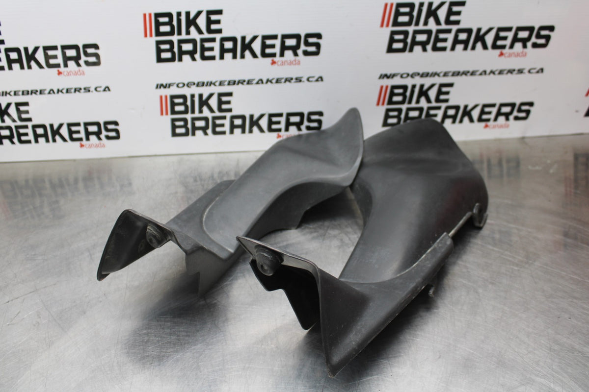 01-06 HONDA CBR600F4I RIGHT LEFT FRONT DUCT COVERS PANELS COWLS BB185