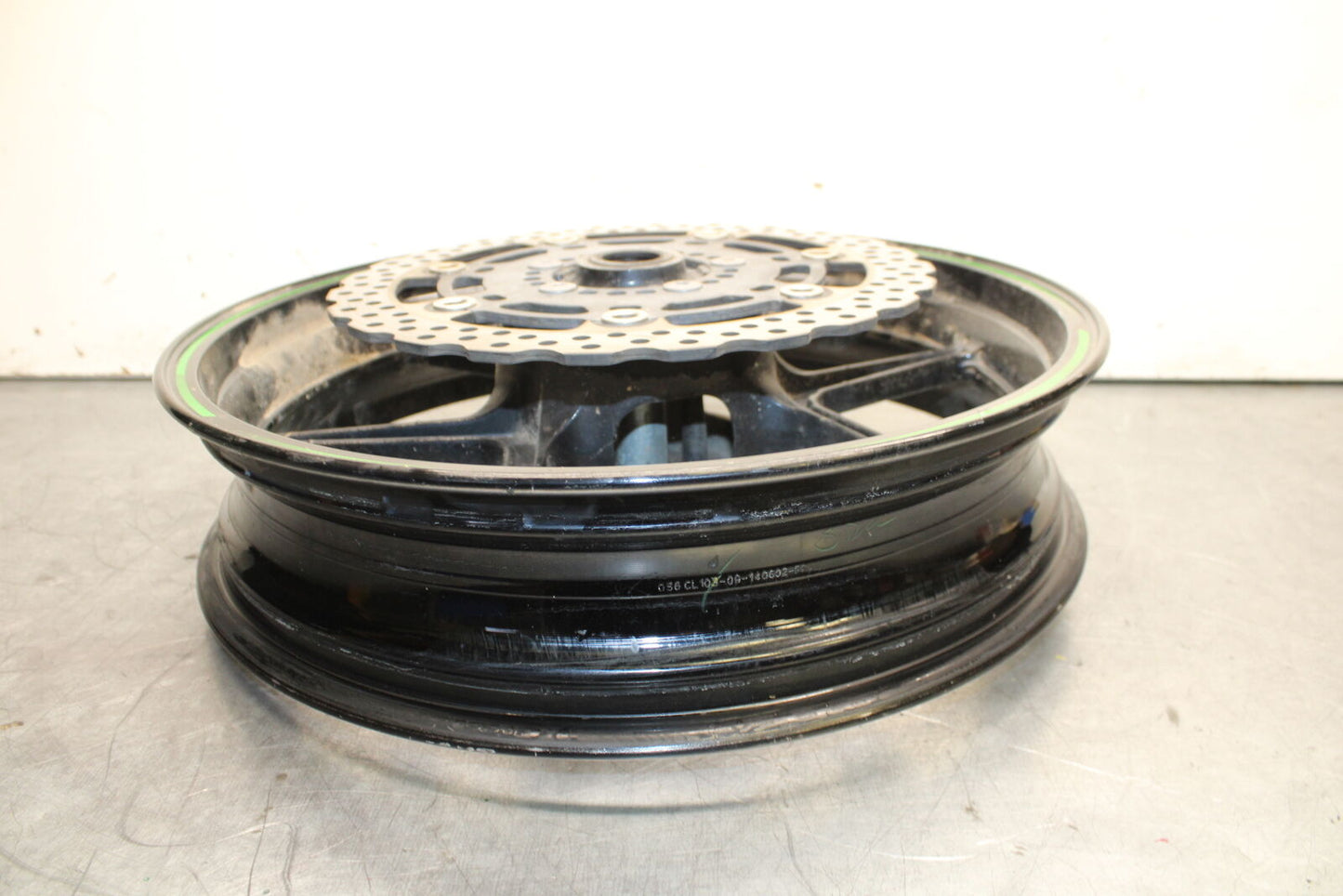 12-17 KAWASAKI ER-6N Z650 FRONT RIM FRONT WHEEL BB709