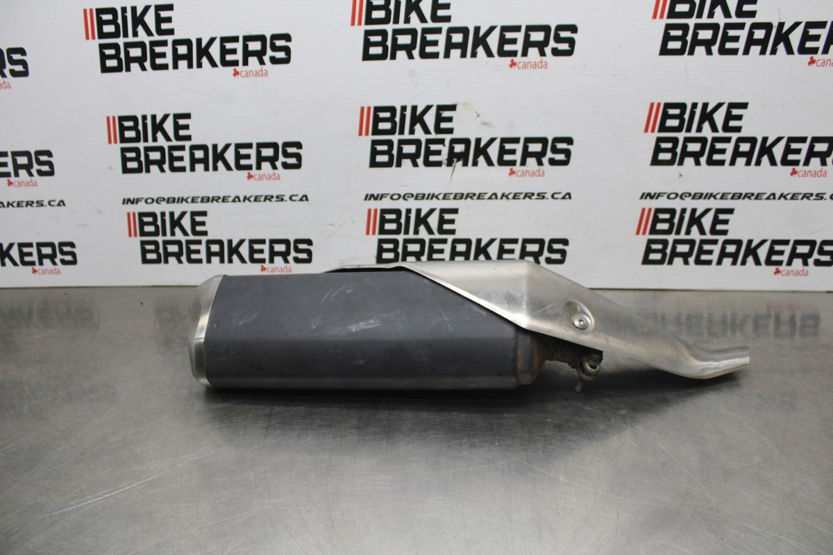13-17 KAWASAKI NINJA 300 EXHAUST PIPE MUFFLER SLIP ON CAN SILENCER BB429