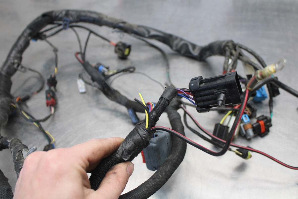 03-17 VICTORY VEGAS MAIN ENGINE WIRING HARNESS MOTOR WIRE LOOM BB259
