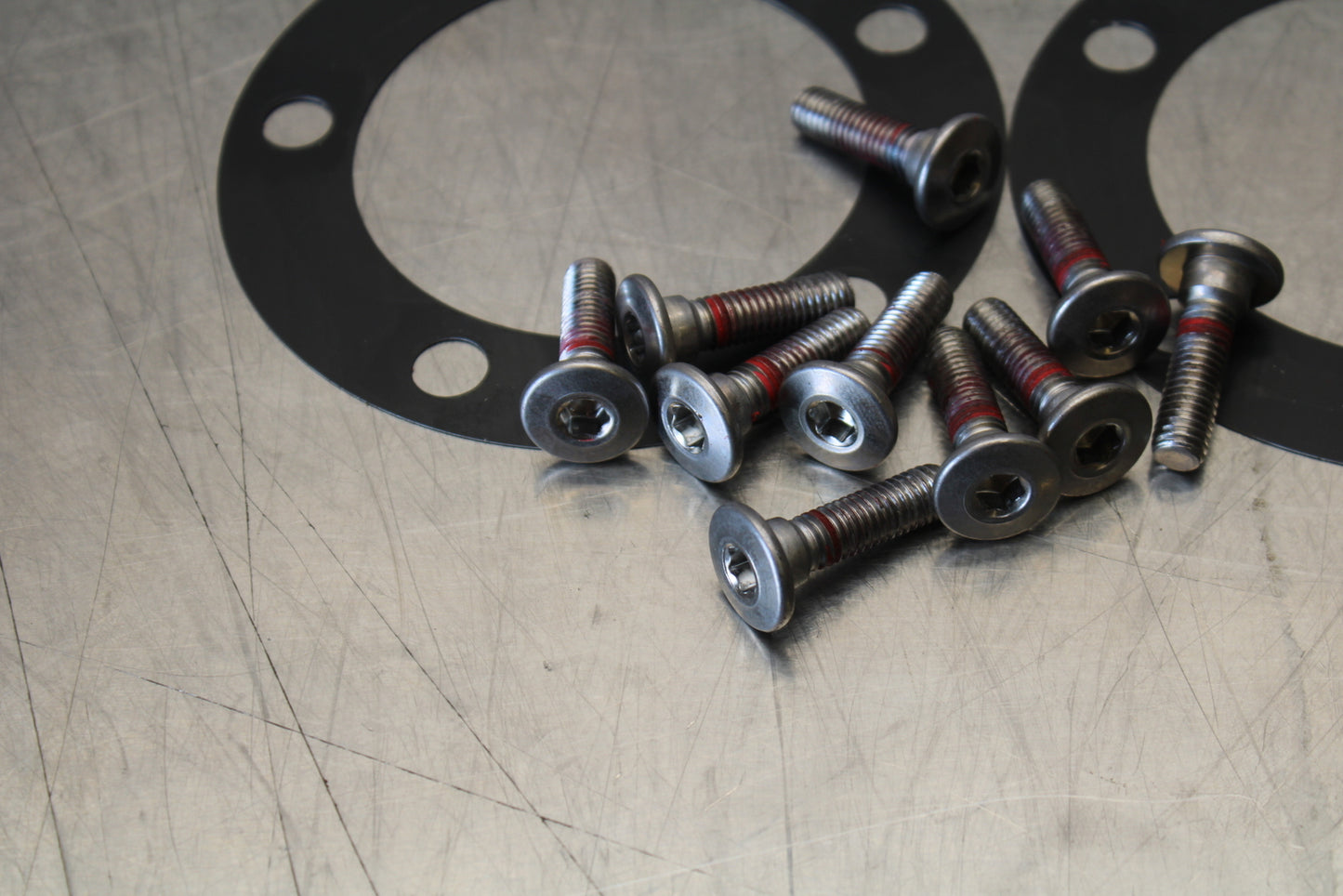 23-24 KAWASAKI NINJA ZX14R FRONT BRAKE ROTOR BOLTS DISC HARDWARE SCREW SET BB757