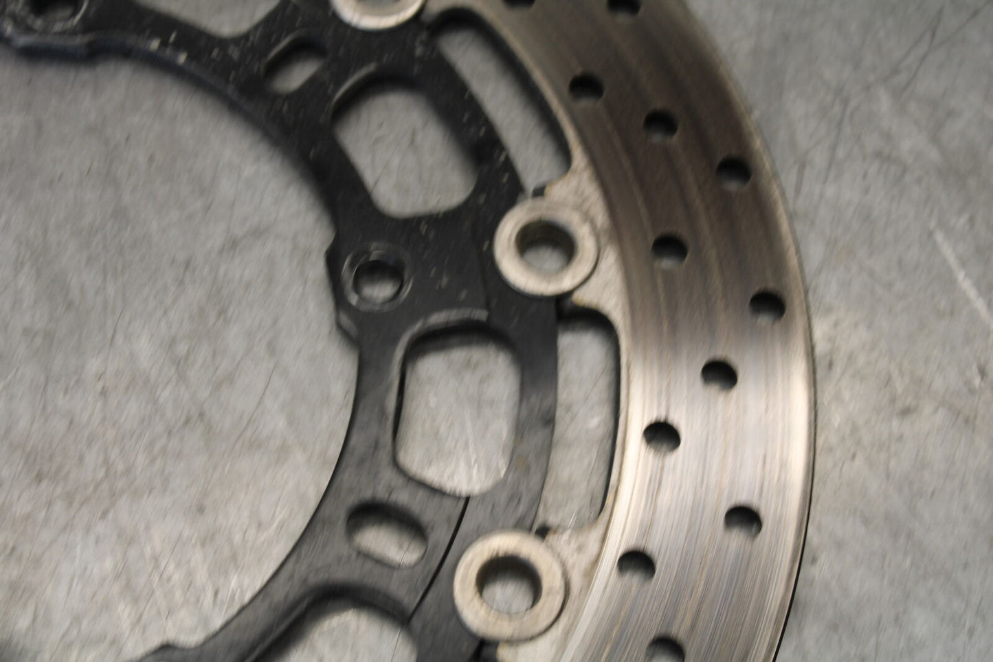 08-16 YAMAHA YZF R6 FRONT LEFT RIGHT BRAKE ROTORS DISCS 13S-2581T-00-00 BB665