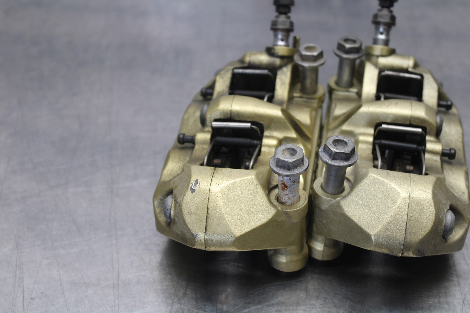 12-14 BMW S1000RR RIGHT LEFT FRONT BRAKE CALIPER SET PAIR CALIPERS BB204