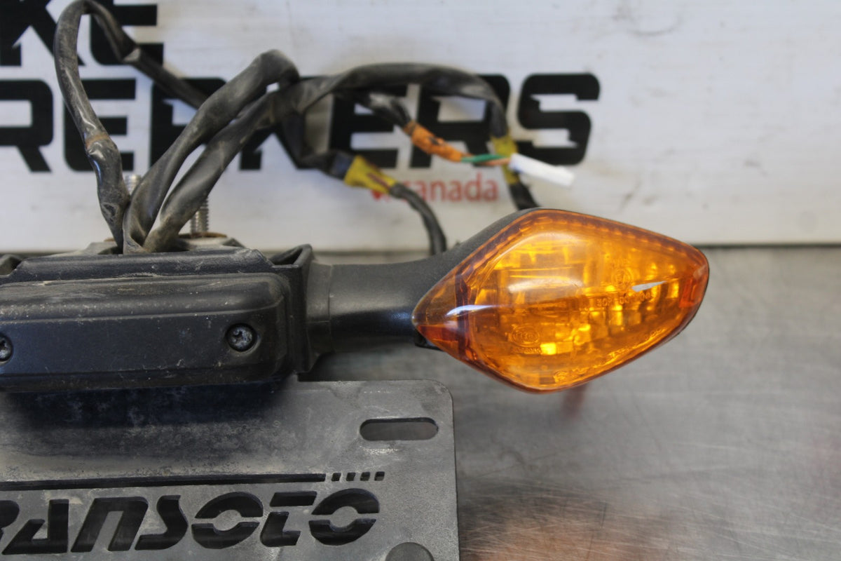 16 HONDA CB500F ABS FENDER ELIMINATOR PLATE BRACKET & LIGHTS BB930