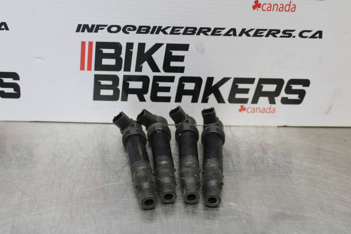 07-08 KAWASAKI NINJA ZX6R IGNITION COILS COIL SPARK PLUG CAPS 21171-1282 BB203