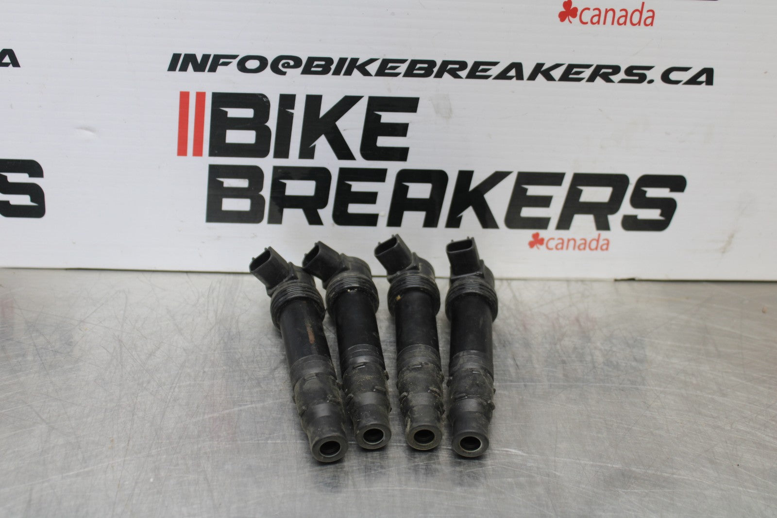 07-08 KAWASAKI NINJA ZX6R IGNITION COILS COIL SPARK PLUG CAPS 21171-1282 BB203