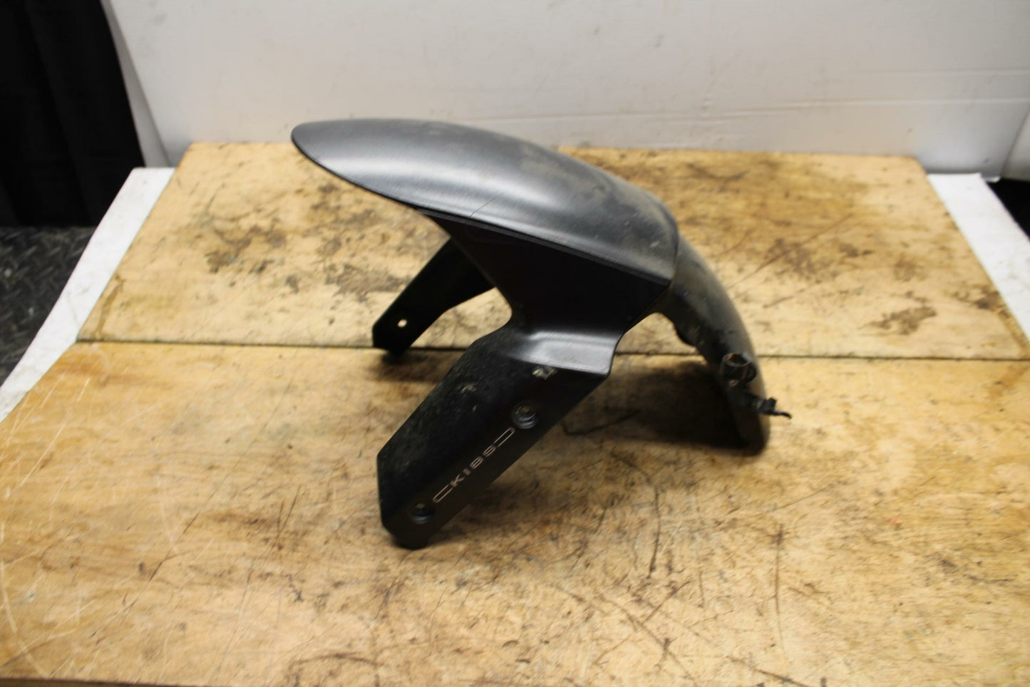 13-18 KAWASAKI NINJA ZX6R FRONT WHEEL FENDER COWL FAIRING BB349