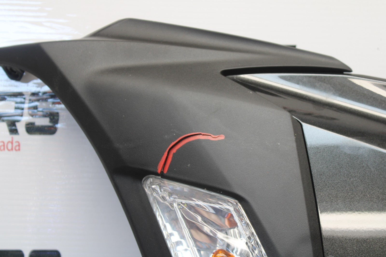 18-23 KAWASAKI NINJA 400 EX400 LEFT MID UPPER SIDE FAIRING COWL PLASTIC BB192