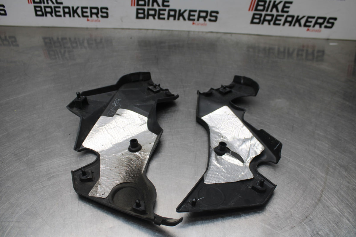 12-16 KAWASAKI NINJA 650 EX650F ABS RIGHT LEFT FRAME MID COVERS COWLS BB860