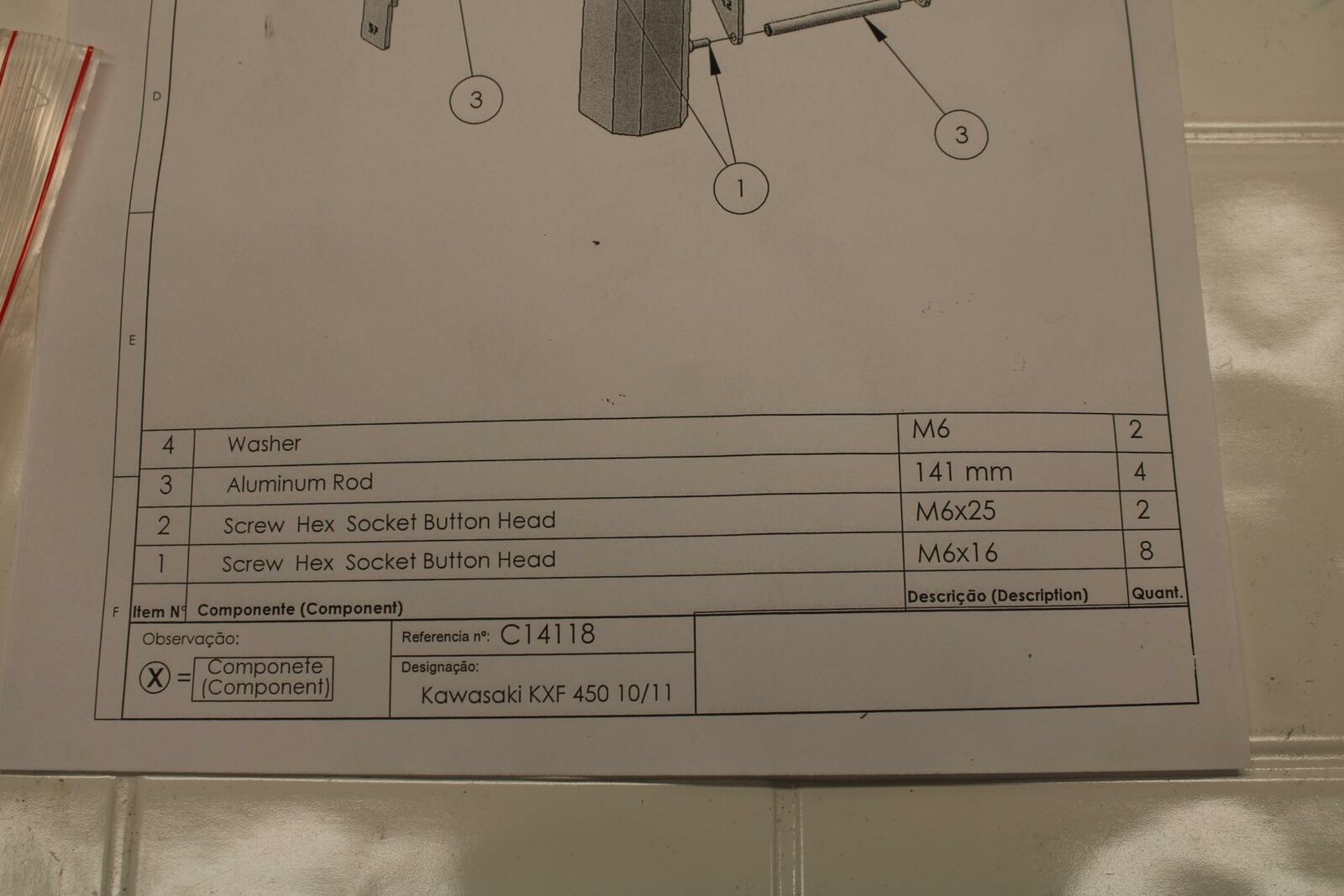 10-11 KAWASAKI KX450F CROSSPRO RADIATOR GUARD SHIELD