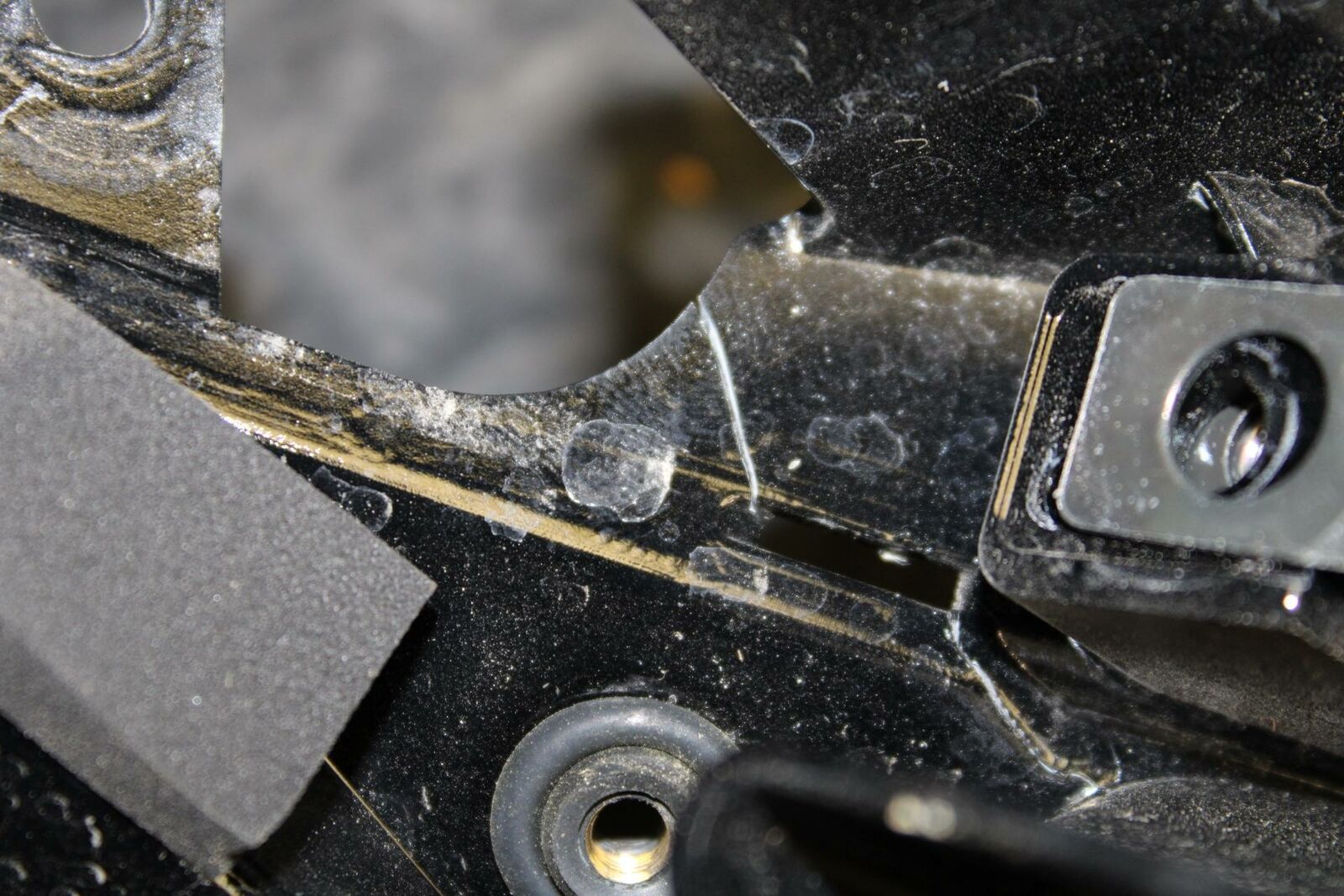 09-12 KAWASAKI NINJA ZX6R ZX600R FRONT CENTER COWL FAIRING 55028-0290-H8 BB189