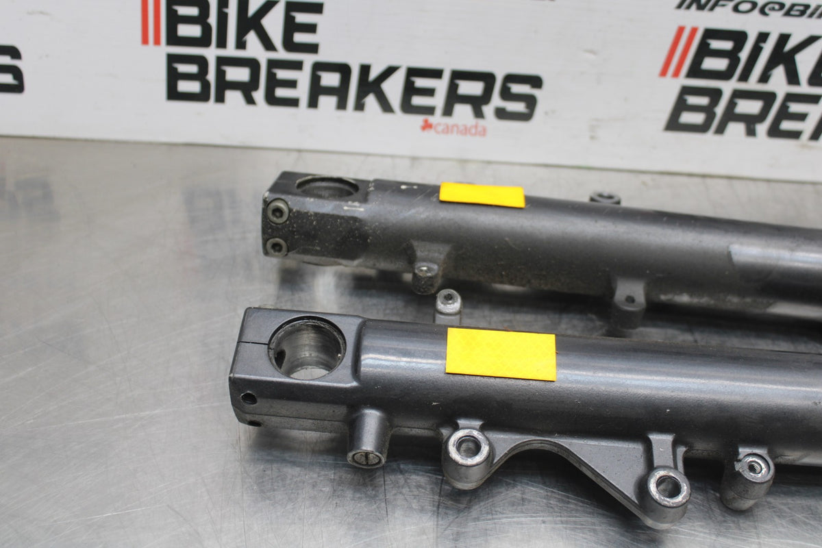 98 KAWASAKI NINJA ZX6 FRONT FORKS SHOCK SUSPENSION SET PAIR BB870
