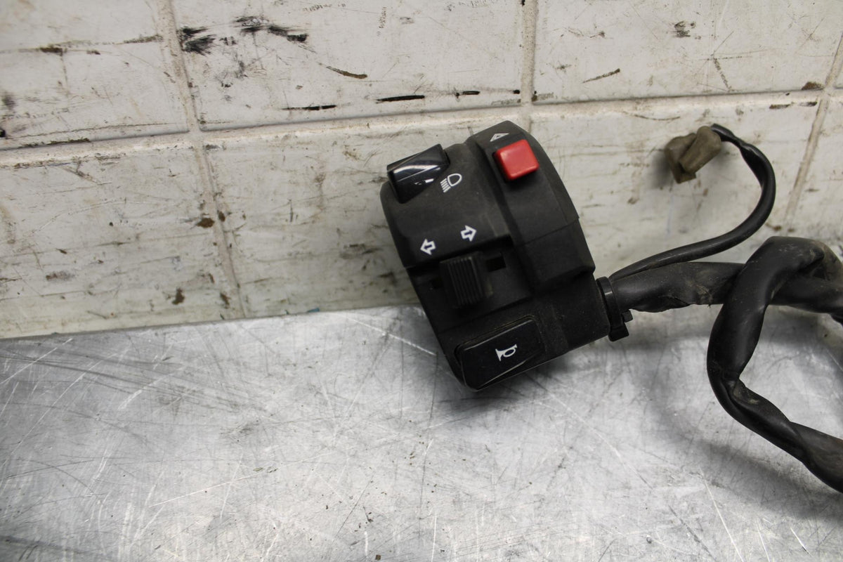 2008 Suzuki GSXR1000 LEFT CLIP ON HANDLE HORN SIGNALS SWITCH SWITCHES BB519