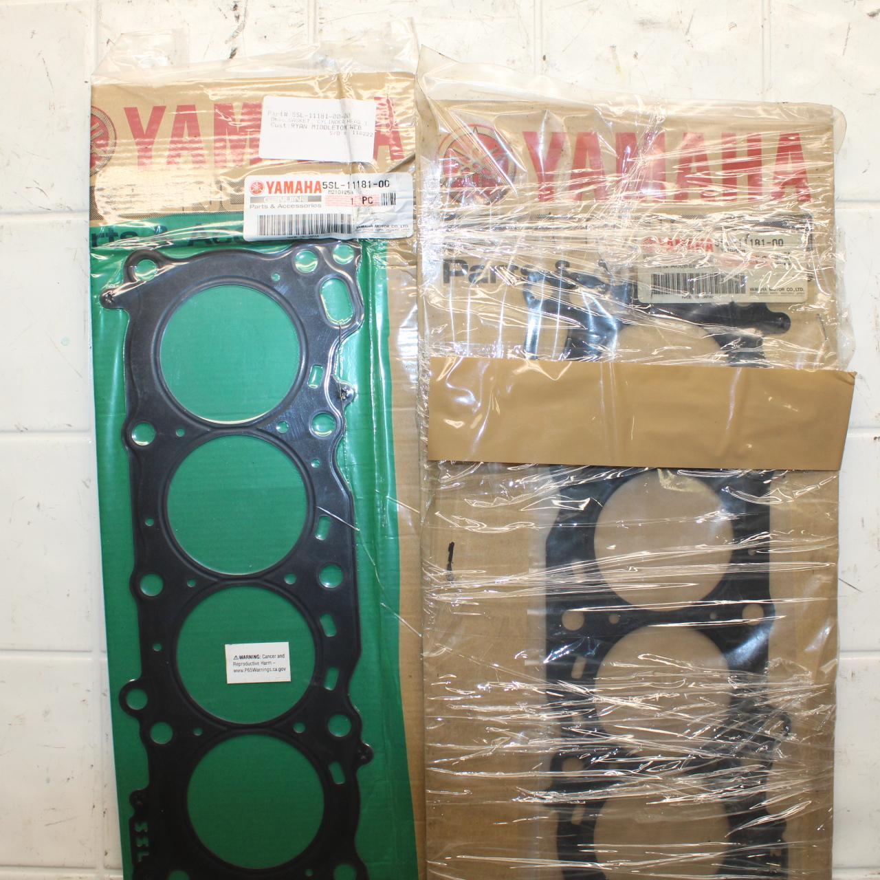 2007 Yamaha YZF R6S HEAD GASKETS YAMAHA BRAND NEW BB594