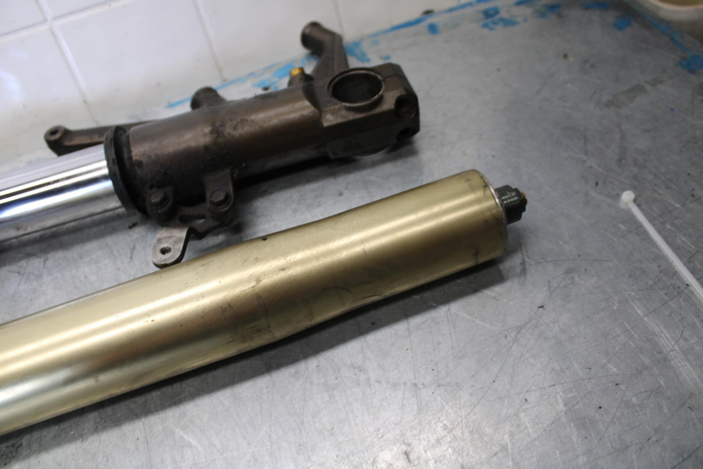 06-07 KAWASAKI NINJA ZX14R FRONT FORKS SHOCK SUSPENSION SET PAIR BB433