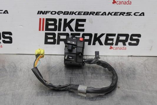 08-10 SUZUKI GSXR 600 LEFT CLIP ON HANDLE HORN SIGNALS SWITCH SWITCHES BB765