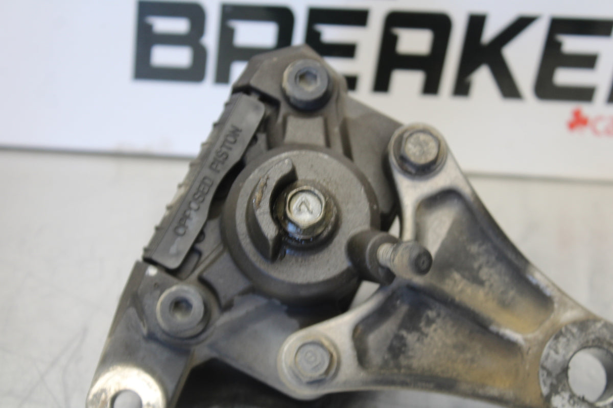 00 SUZUKI SV650 REAR BACK BRAKE CALIPER W MOUNT BRACKET BB156