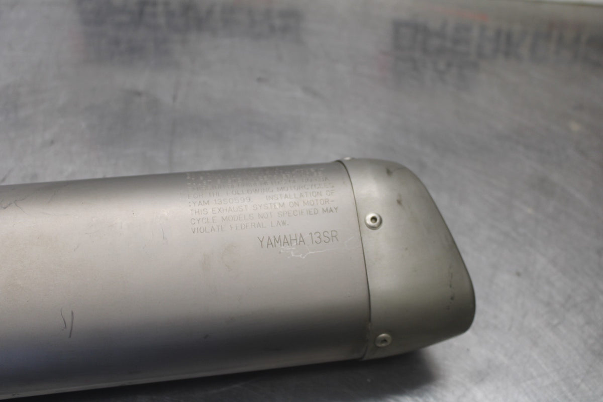 08-16 YAMAHA YZF R6 TITANIUM EXHAUST PIPE MUFFLER SLIP ON CAN SILENCER BB929
