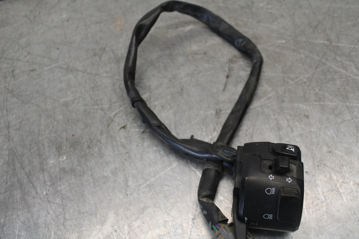 08-18 KAWASAKI KLR650 LEFT CLIP ON HANDLE HORN SIGNALS SWITCH SWITCHES BB707
