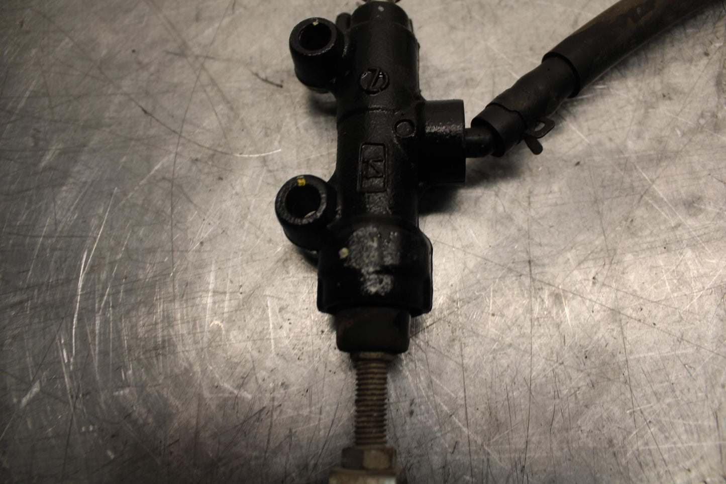 17 KAWASAKI VERSYS_X 300 REAR BACK BRAKE MASTER CYLINDER W RESERVOIR BB504