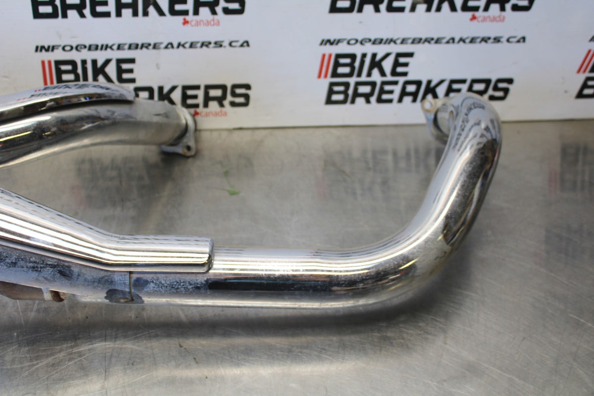 14 HONDA SHADOW 750 VT750C2B FULL EXHAUST PIPE HEADER BB867