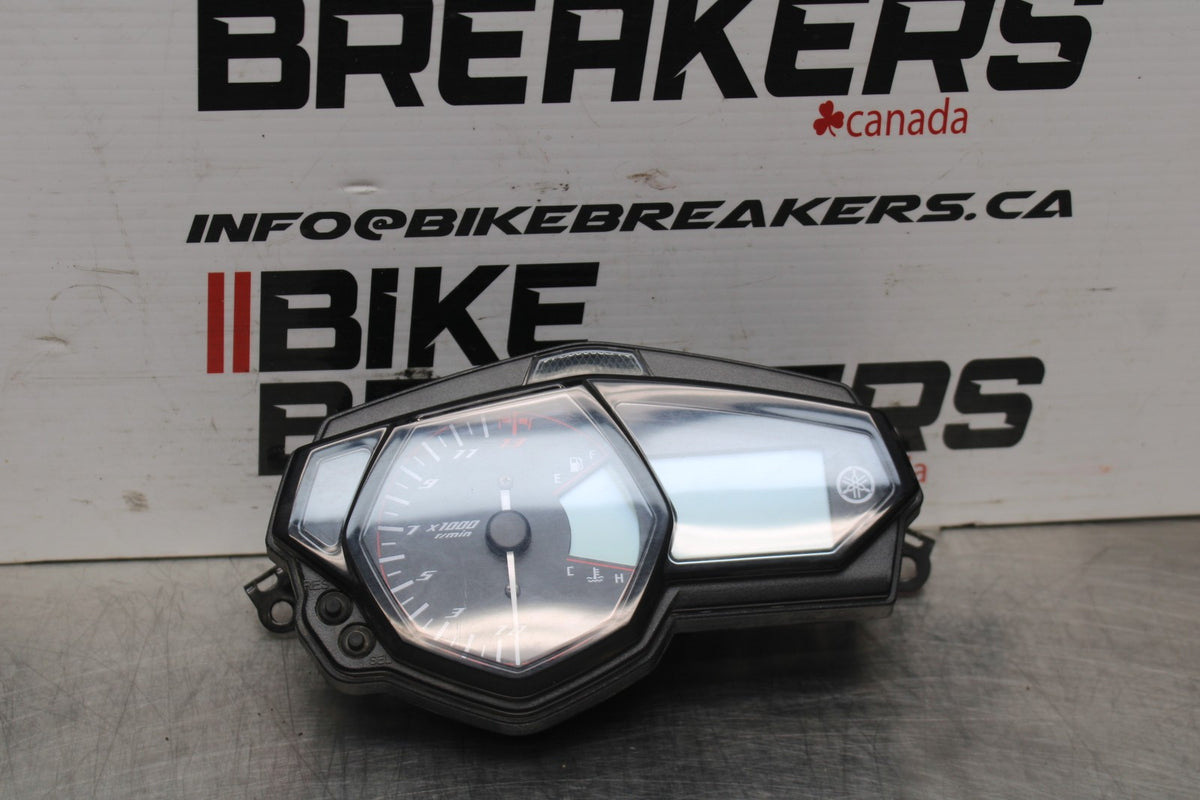 17-18 YAMAHA YZF R3 SPEEDO GAUGES DISPLAY CLUSTER SPEEDOMETER TACHOMETER BB813