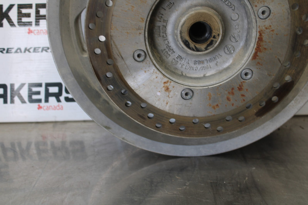 03-08 HONDA VTX1300C REAR WHEEL BACK RIM & ROTOR BB868